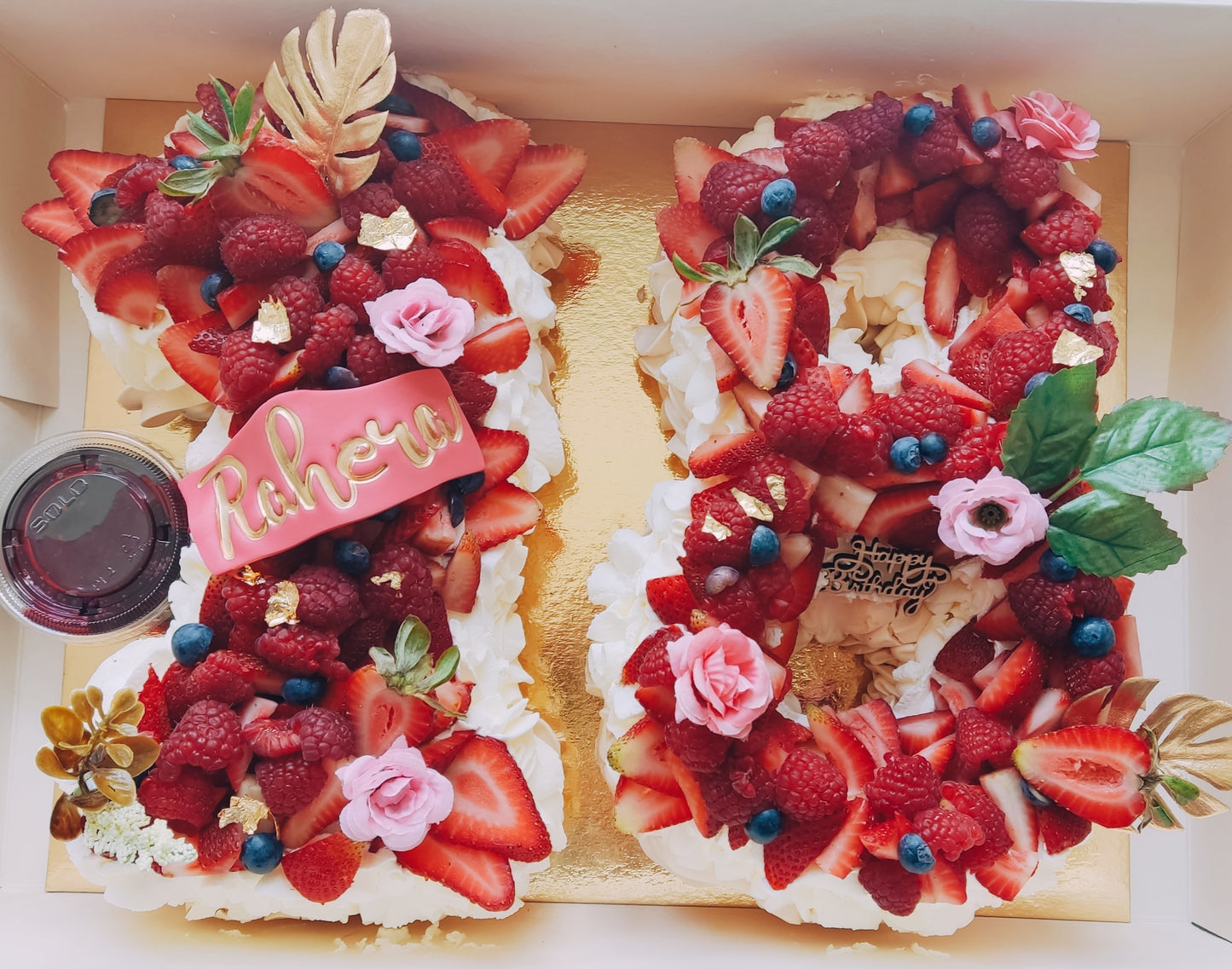 Pavlova aux fruits rouges