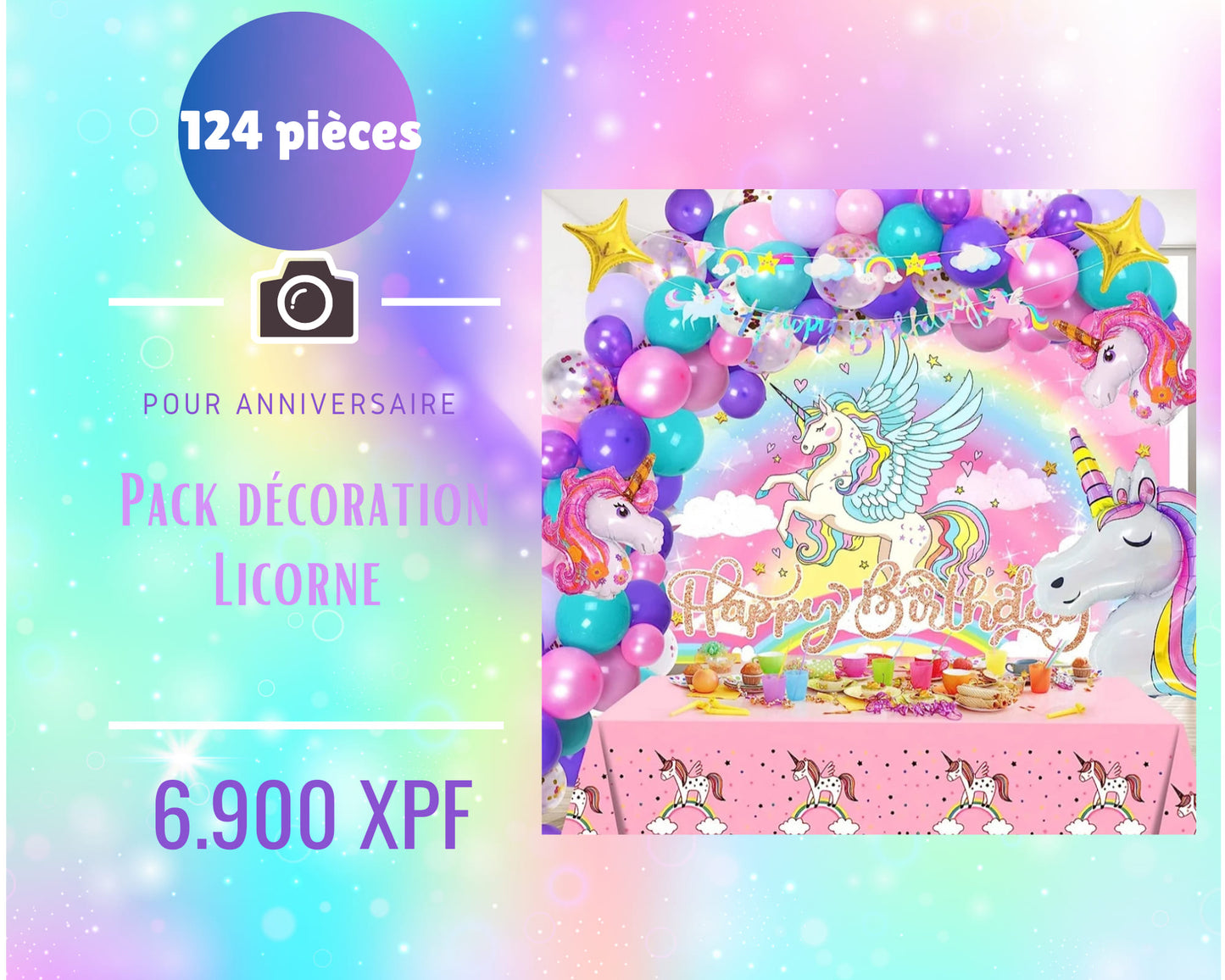 Pack décoration Licorne