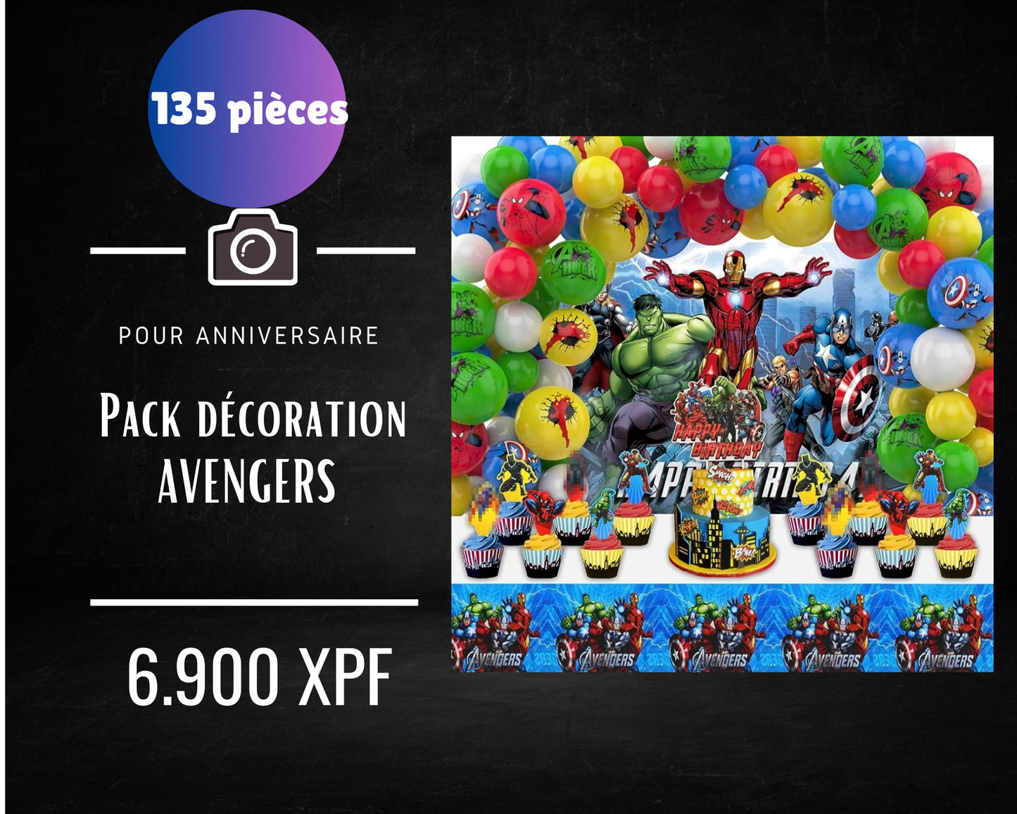 Pack décoration Avenger