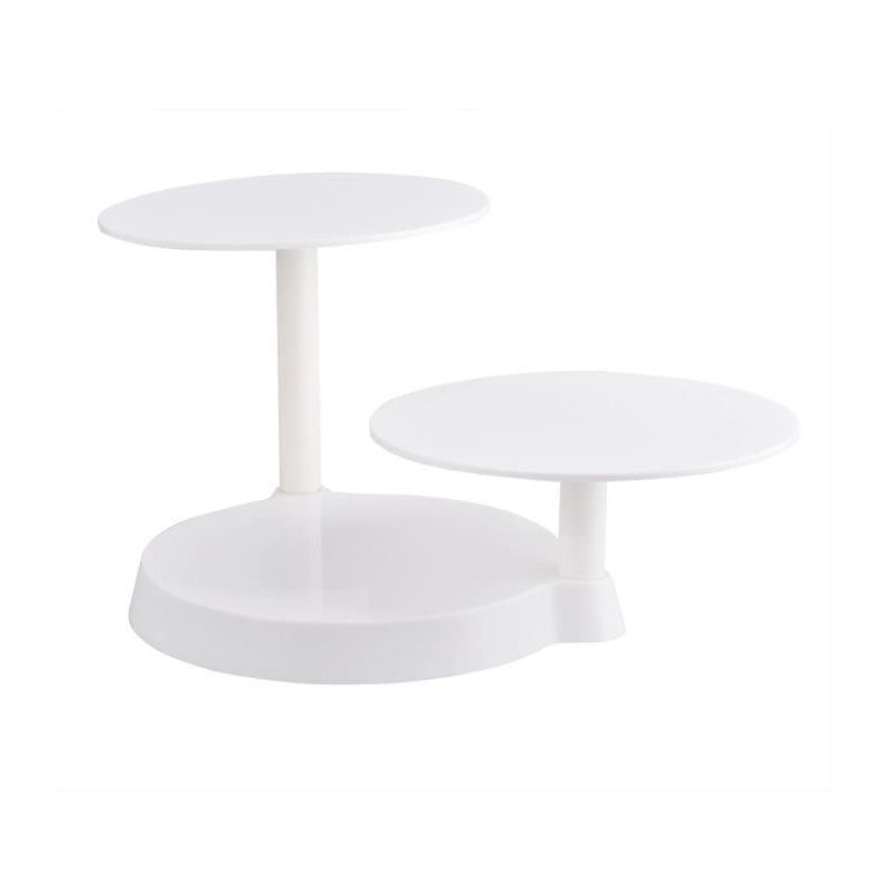 A VENDRE PRESENTOIR A GATEAU BLANC STANDARD - 3 NIVEAUX